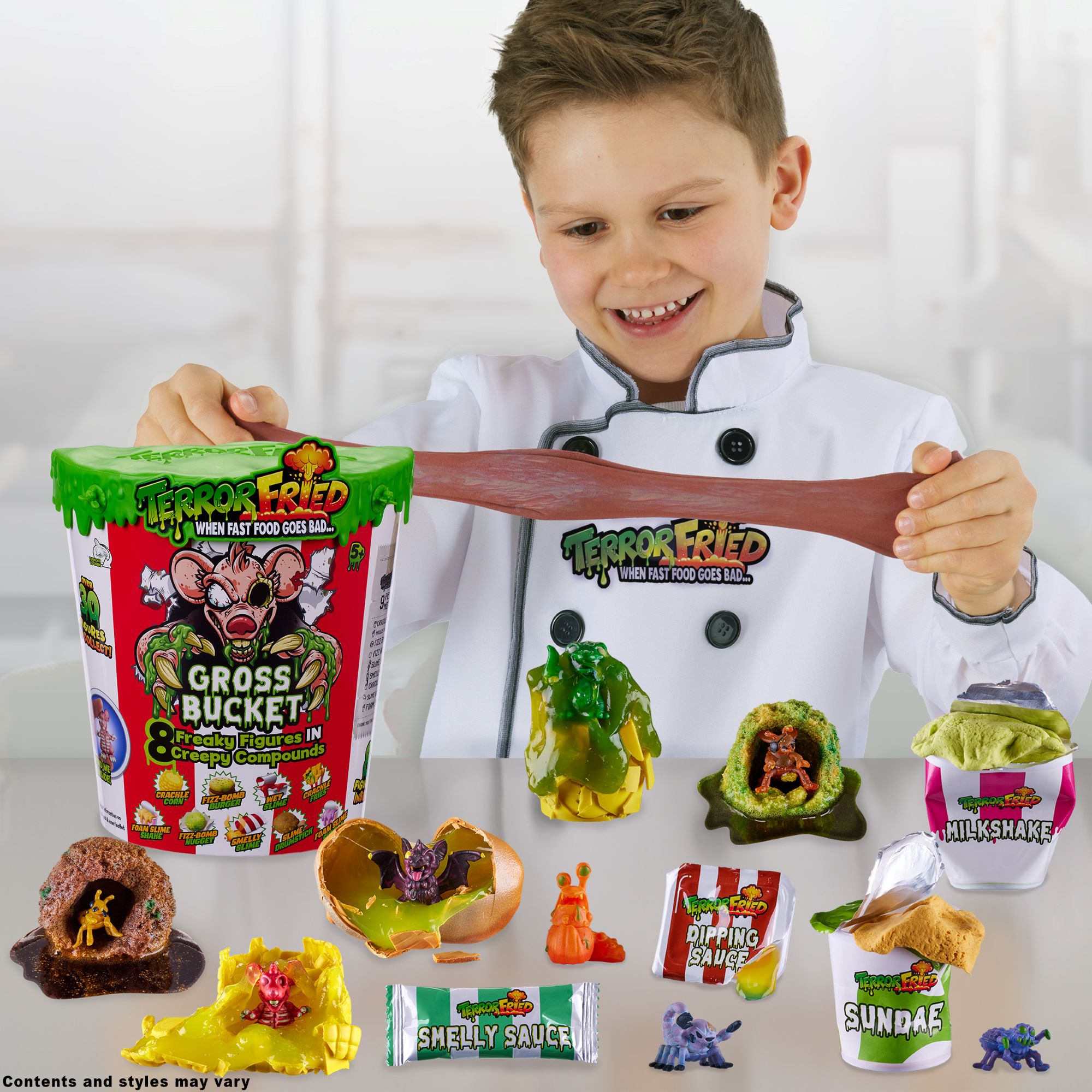 TERROR FRIED BARF BUCKET 8 FIGURAS COLECCIONABLES - 8