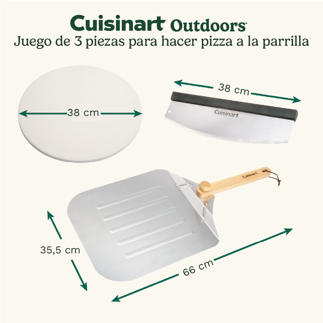 JUEGO DE UTENSILIOS DE LUJO PARA PIZZA A LA PARRILLA DE 3 PIEZAS CPS-515 DE CUISINART® - 4