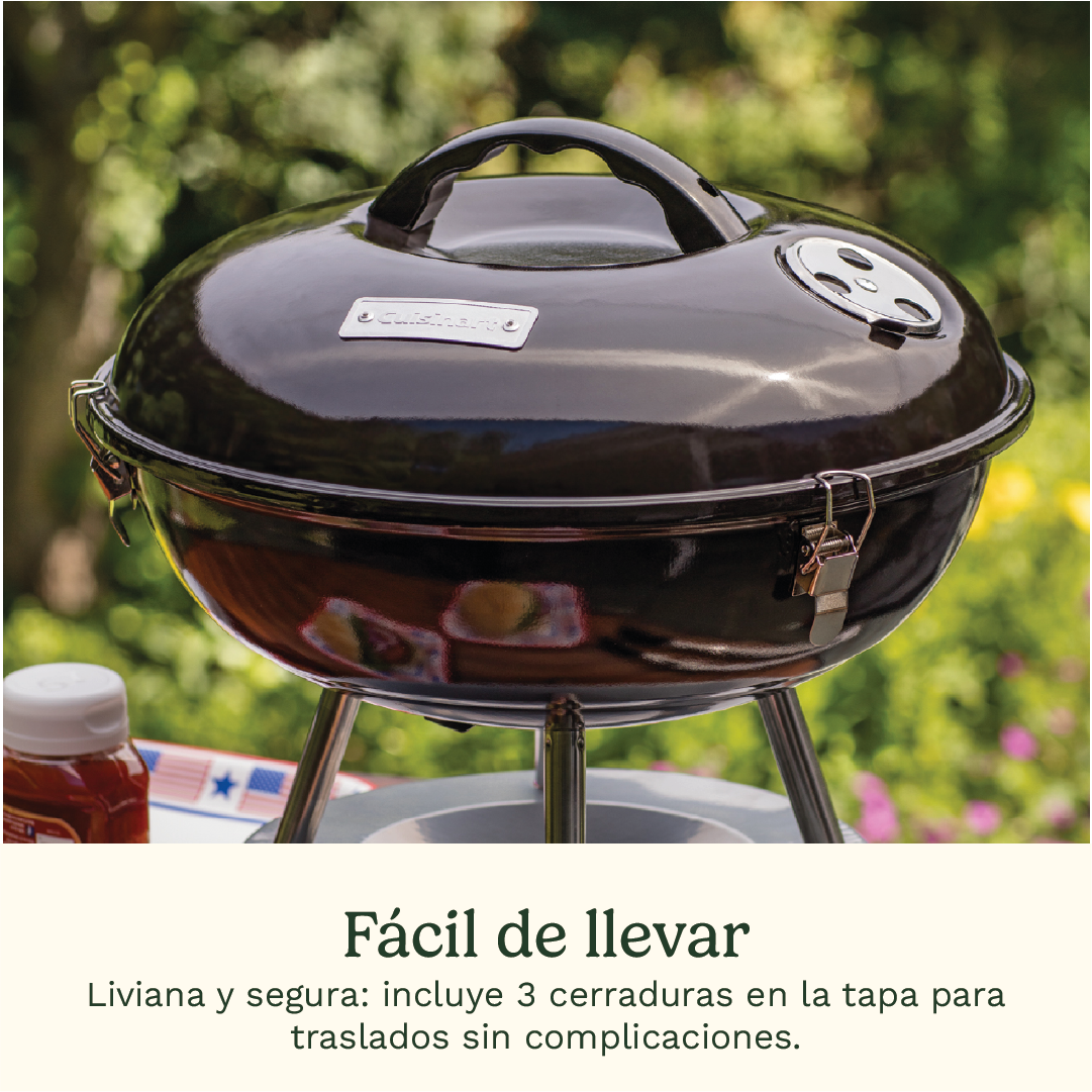 PARRILLA A CARBÓN 14' CCG-190 CUISINART - 5