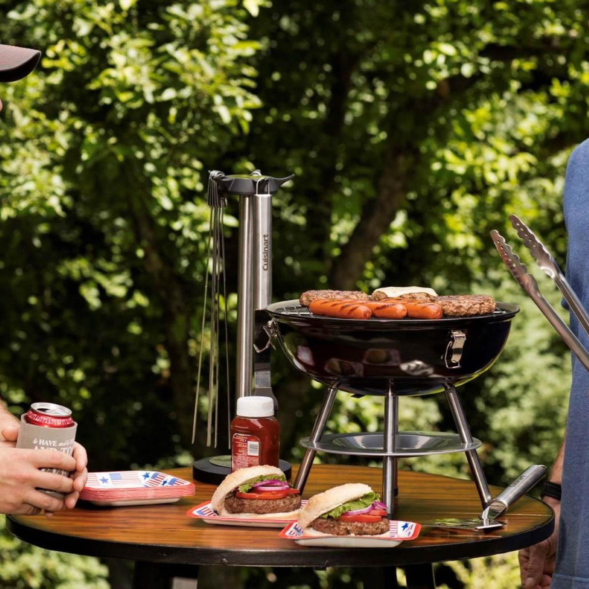 PARRILLA A CARBÓN 14' CCG-190 CUISINART - 7