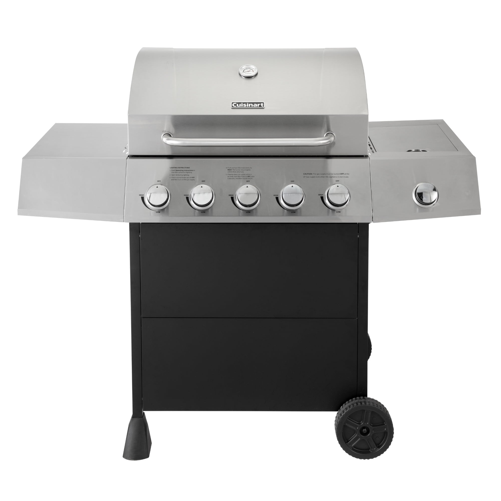 PARRILLA A GAS DE 5 QUEMADORES CON QUEMADOR LATERAL CGG-8500 CUSINART - 1