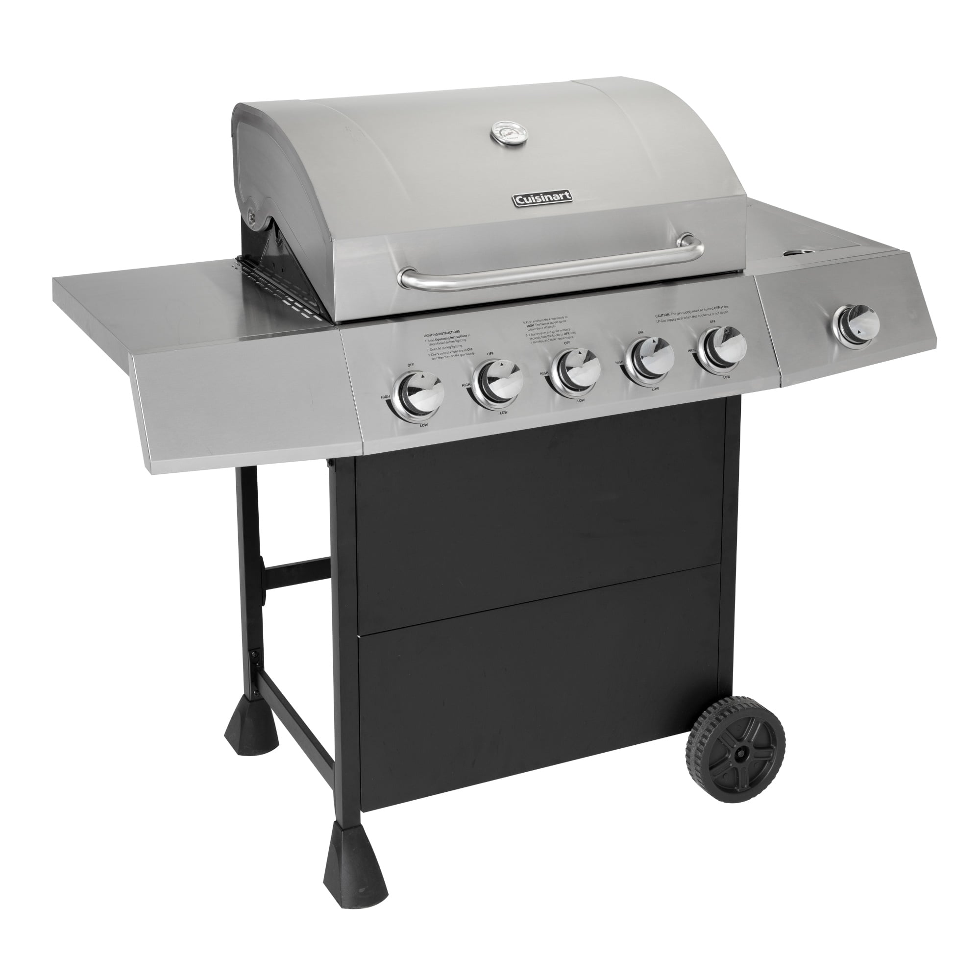 PARRILLA A GAS DE 5 QUEMADORES CON QUEMADOR LATERAL CGG-8500 CUSINART - 3