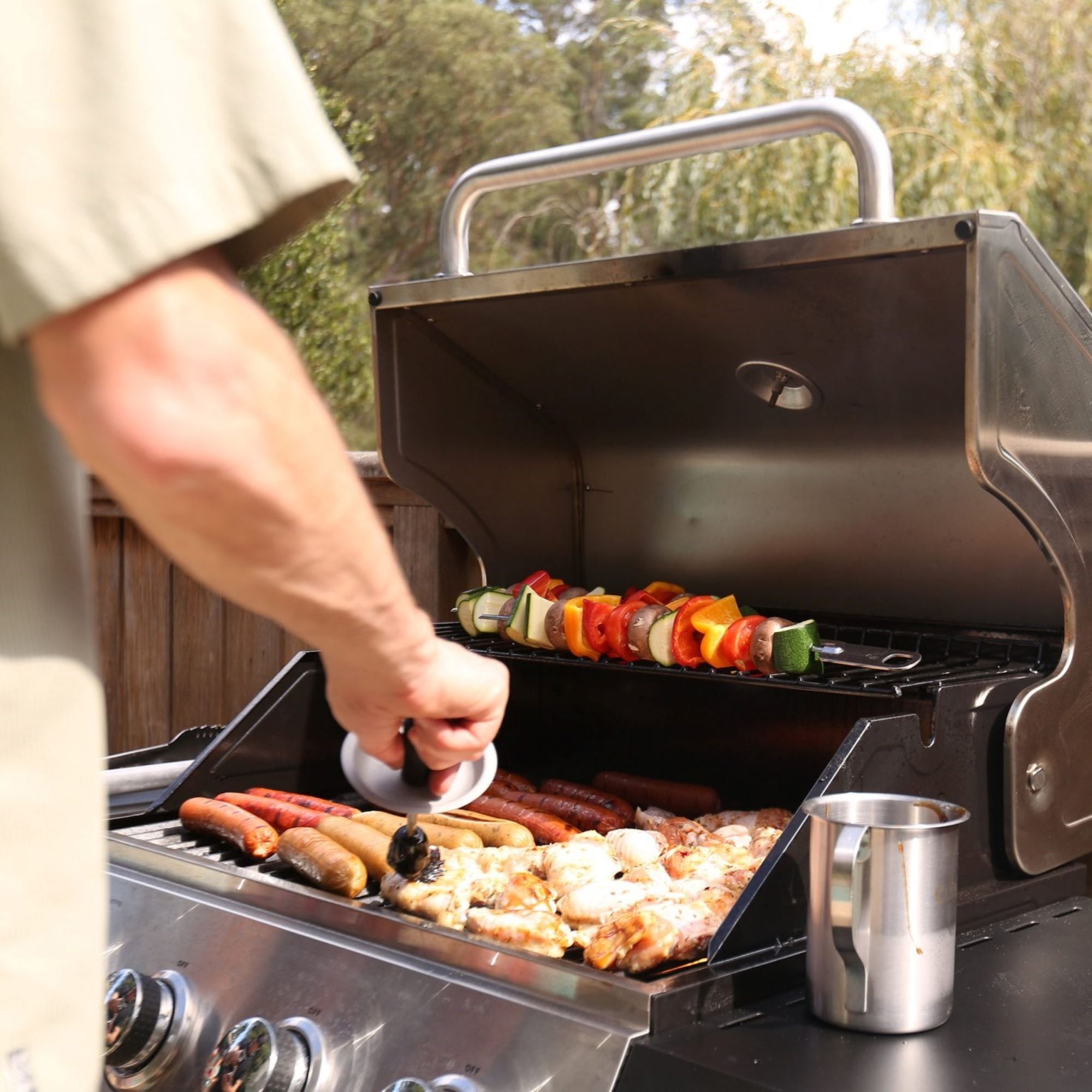 PARRILLA A GAS DE 4 QUEMADORES CGG-7400 CUISINART - 5