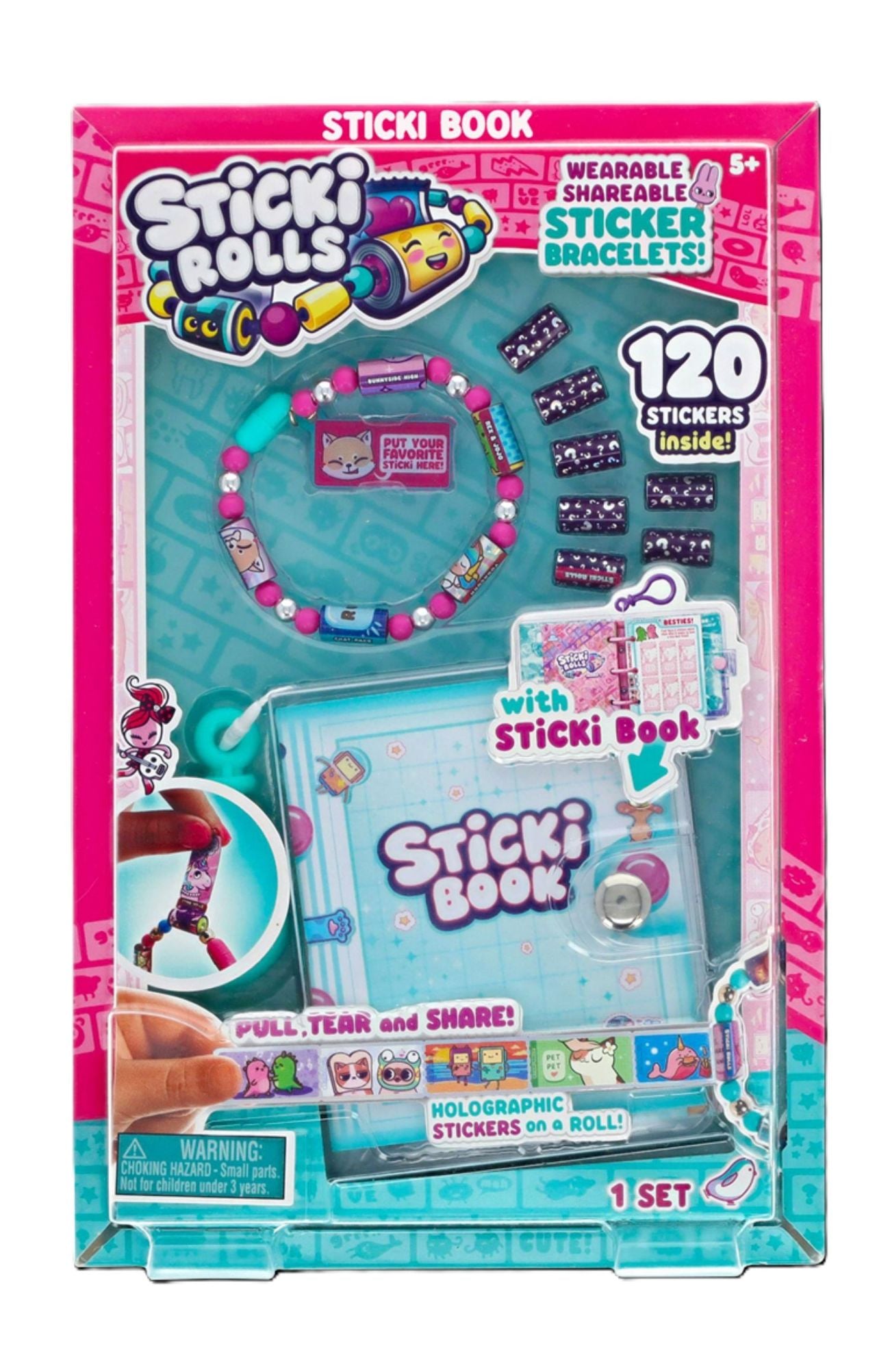 STICKI ROLLS SET 1 BRAZALETE + LIBRO DE COLECCIÓN - 1