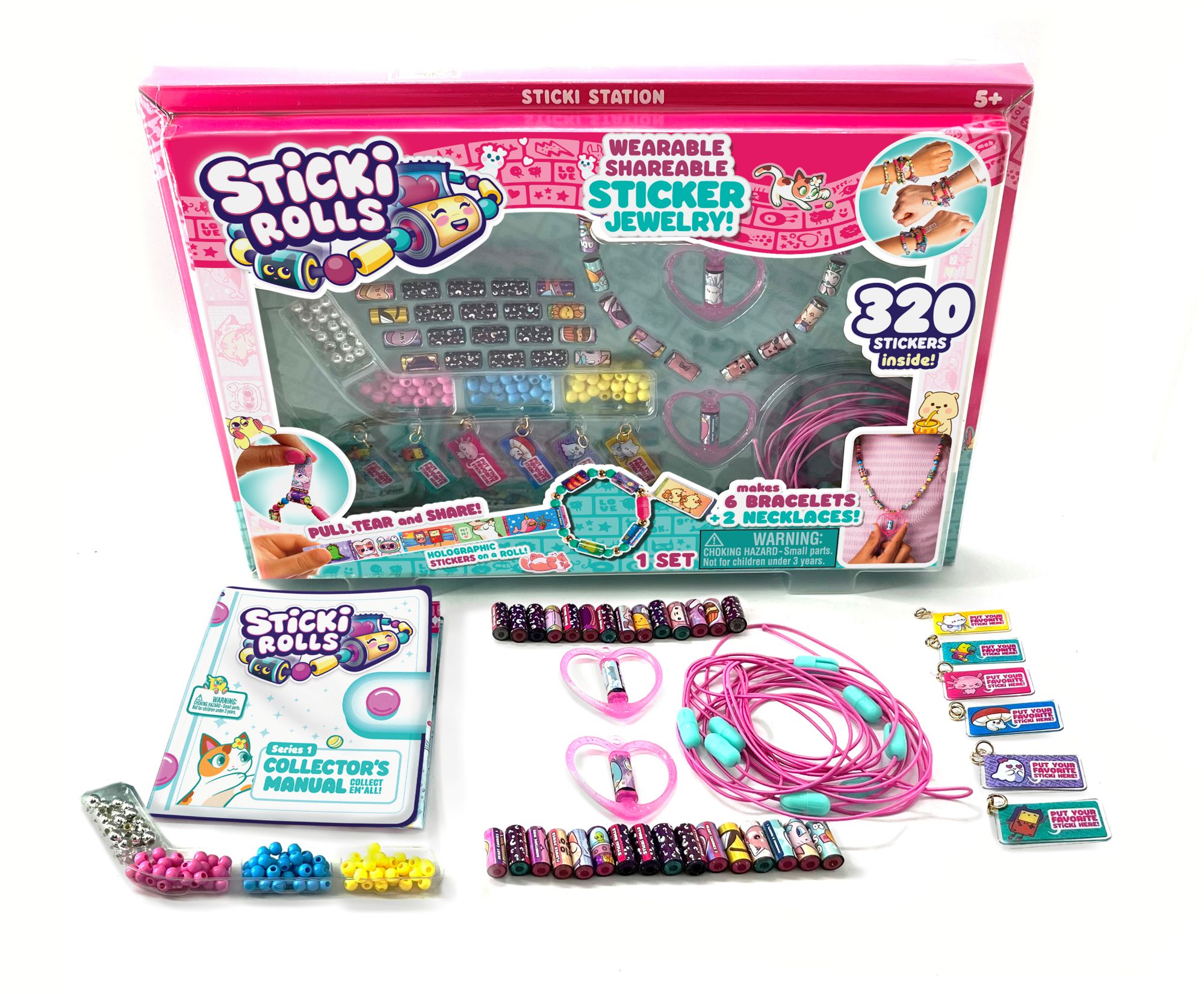 PULSERAS STICKI ROLLS - KIT DE JOYERÍA DE JUGUETE - 2