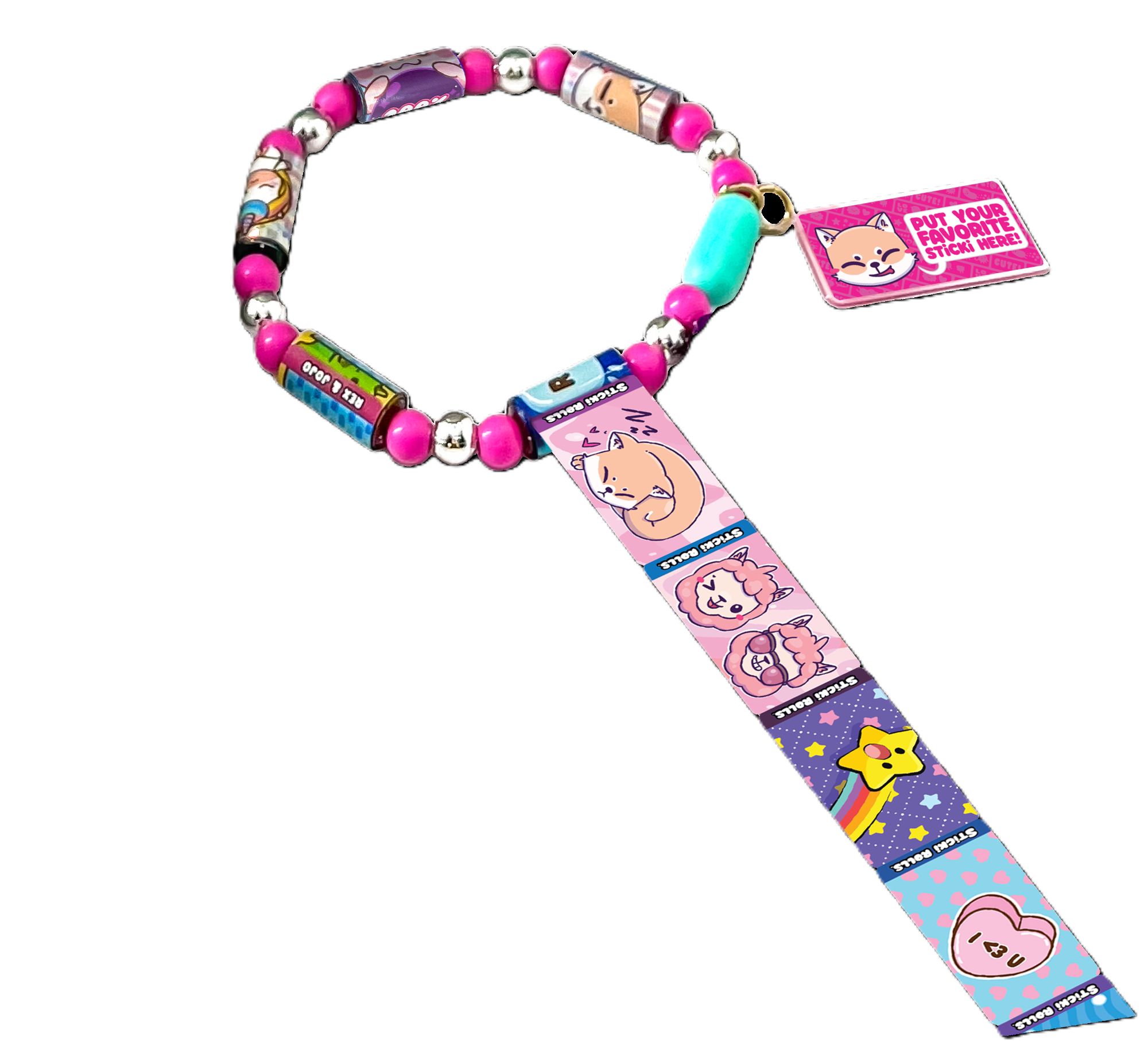 PULSERAS STICKI ROLLS - KIT DE JOYERÍA DE JUGUETE - 7