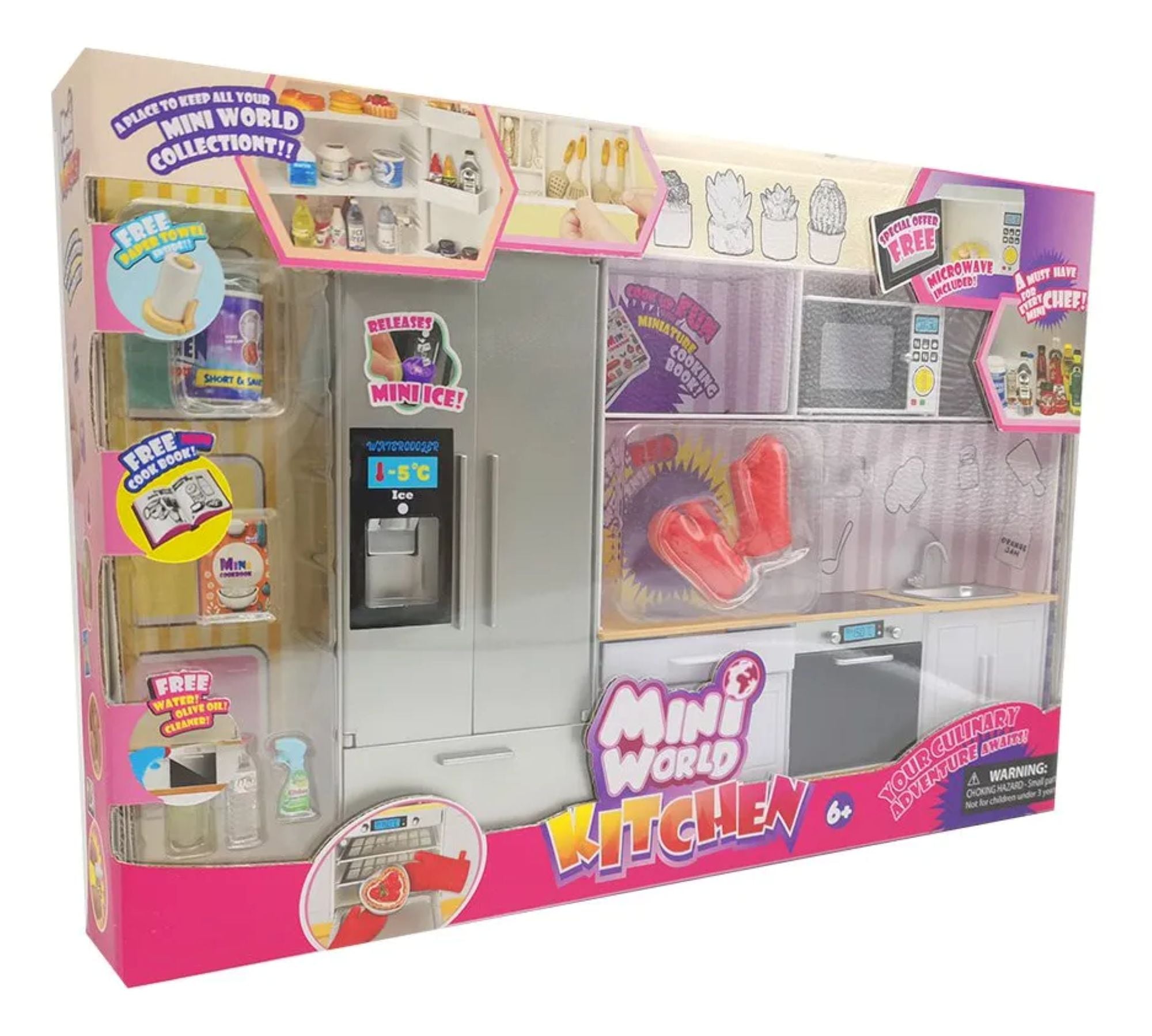 MINI WORLD PLAYSET COCINA JUGUETE - 1