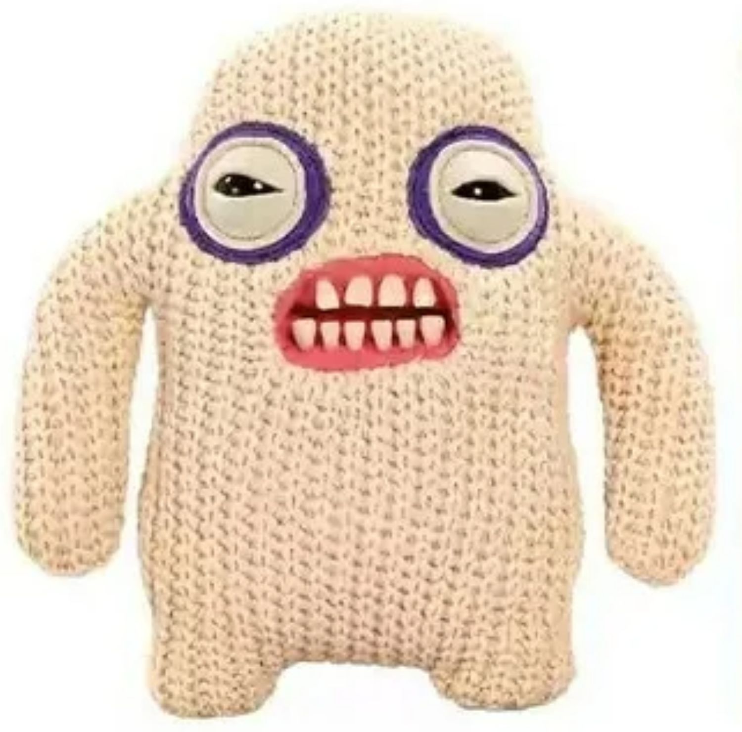 PELUCHE FUGGLERS ON THE BLOCK MR NEEDLES CREAM - 1