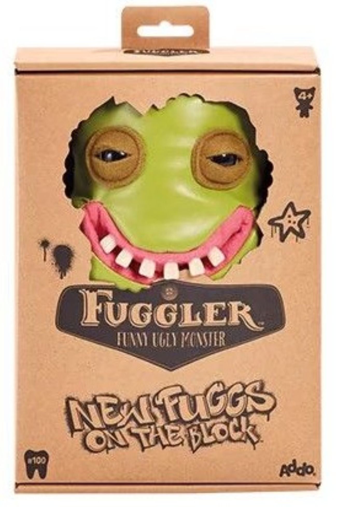 PELUCHE FUGGLERS ON THE BLOCK SHAMELESS GOOF GREEN - 2