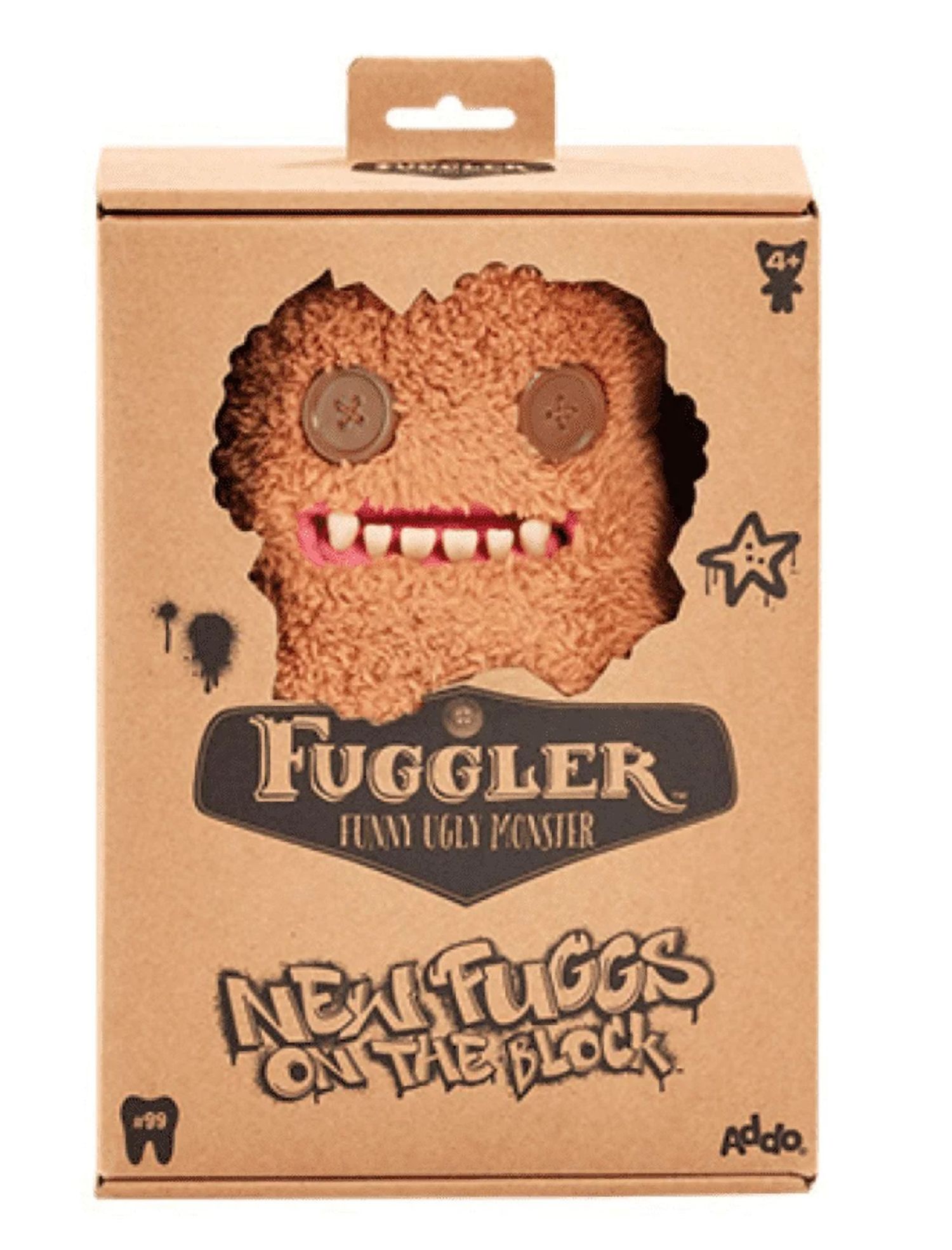 PELUCHE FUGGLERS ON THE BLOCK SIR SLODGE A LOT BROWN - 2