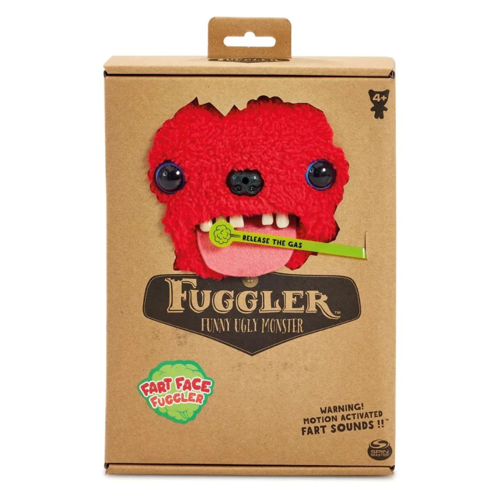 PELUCHE FUGGLERS CARA DE GAS GAPTOOTH MCGOO RED - 2