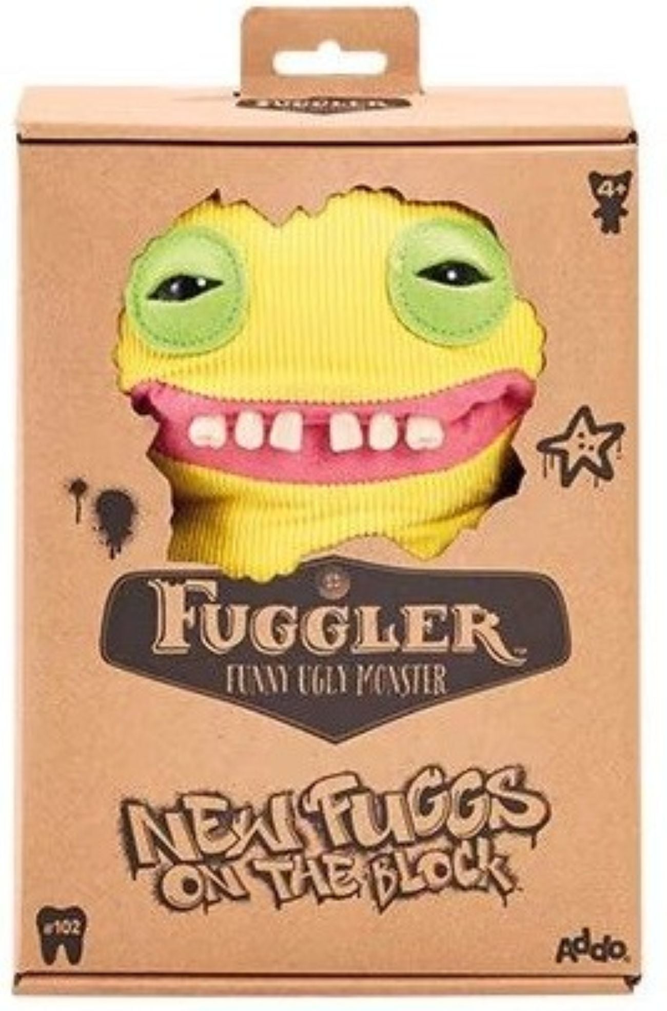 PELUCHE FUGGLERS ON THE BLOCK SMILEY O RILEY YELLOW - 2