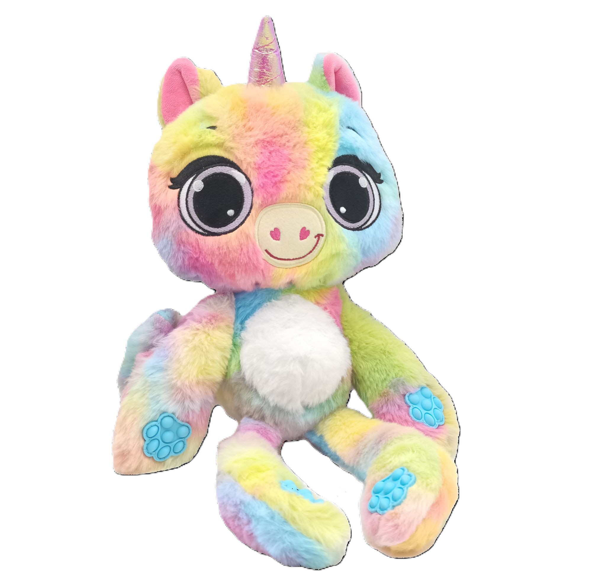 PELUCHES BUBBLE POPS  RASPBERRY BURST UNICORN - 1