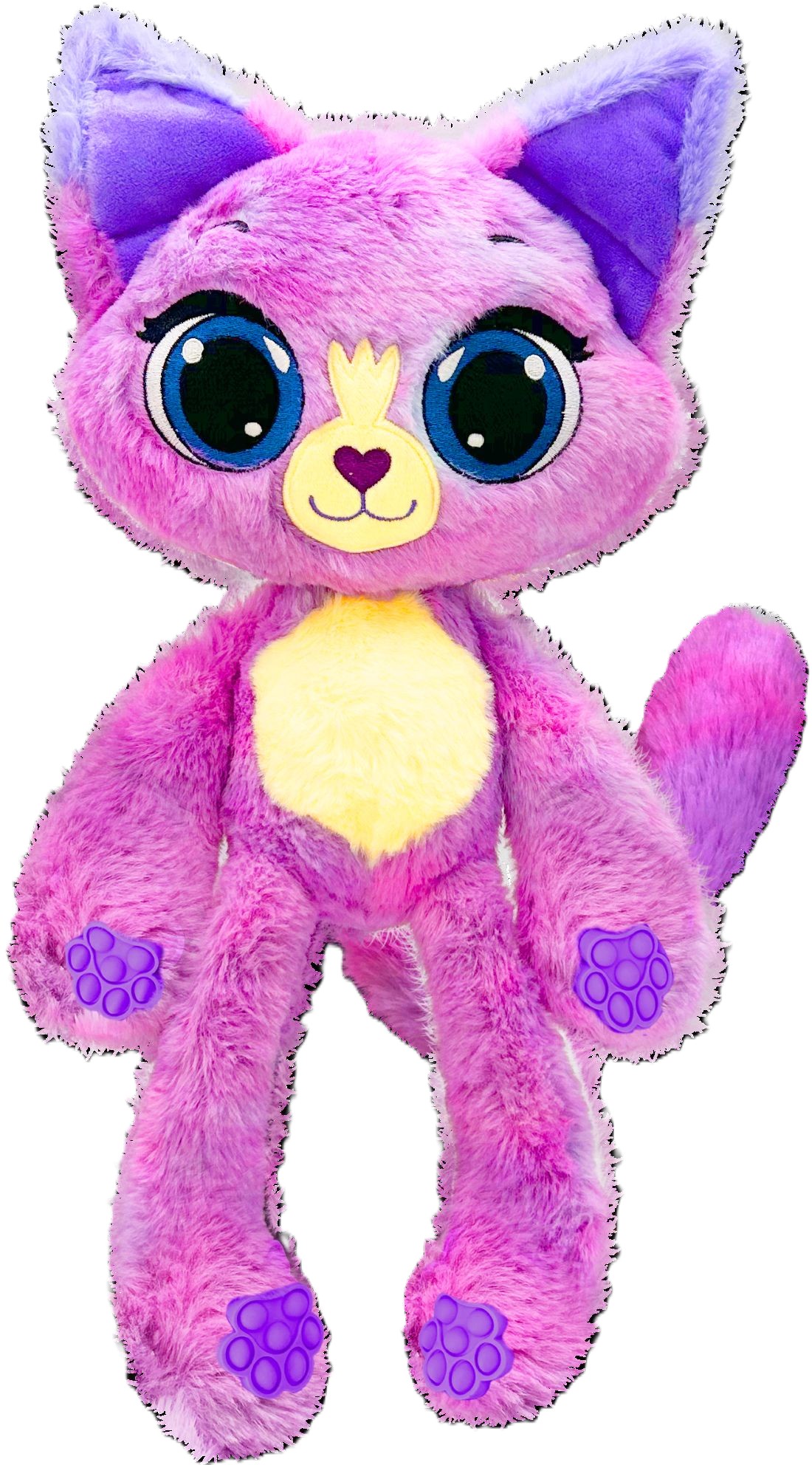 PELUCHE BUBBLE POPS GRAPE GLEE KITTY - 1
