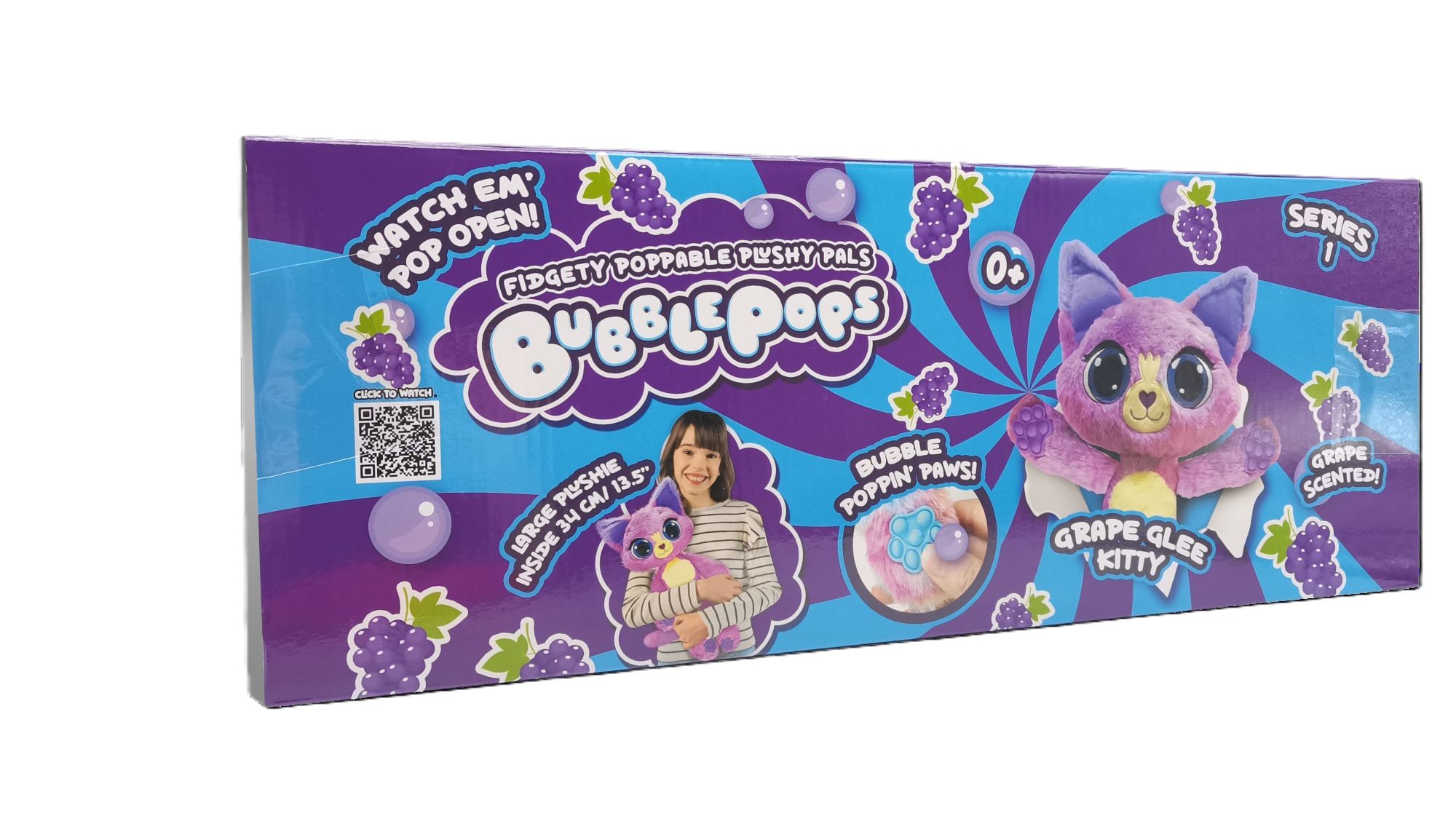 PELUCHE BUBBLE POPS GRAPE GLEE KITTY - 7