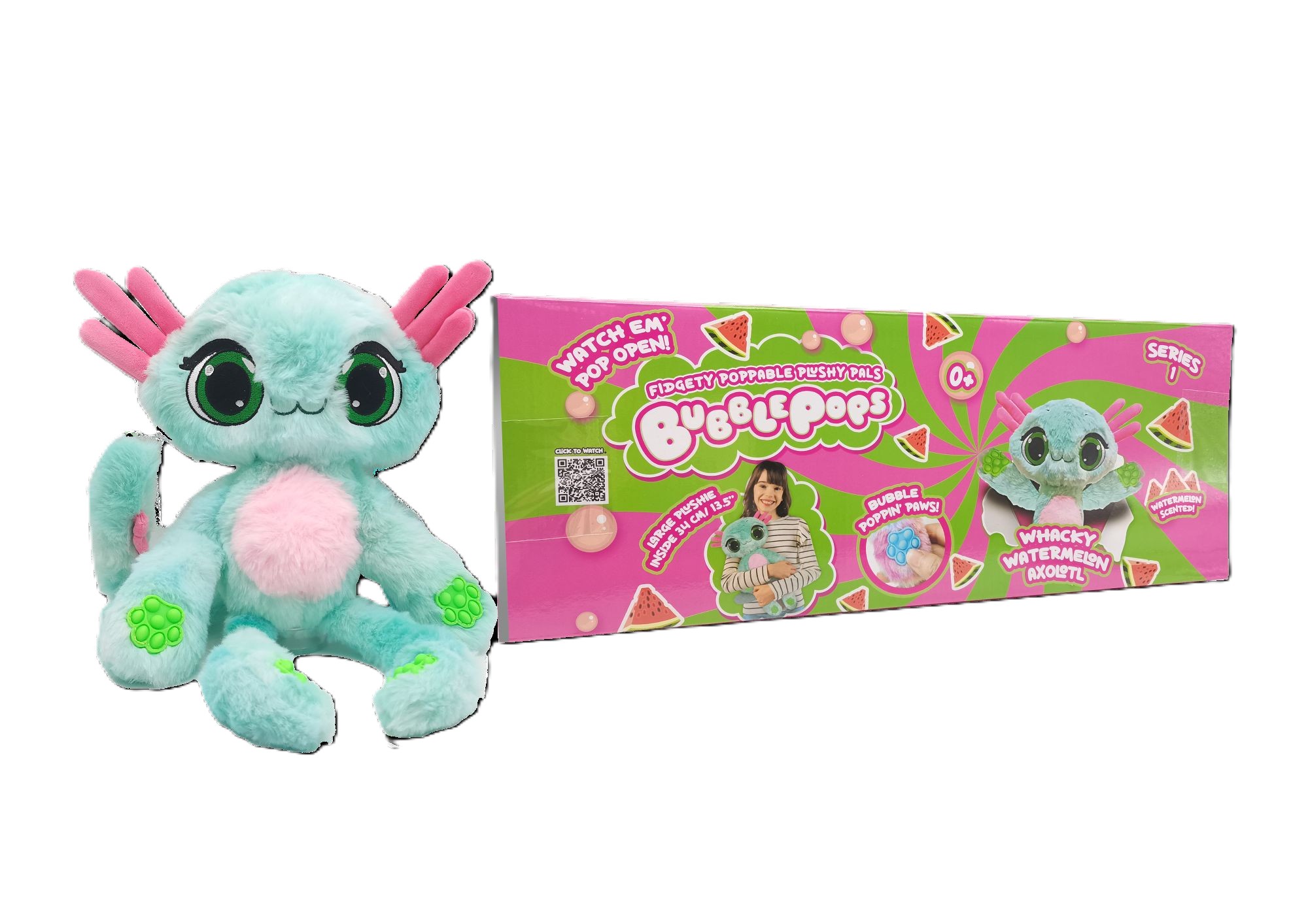 PELUCHE BUBBLE POPS WHACKY WATERMELON AXOLOTL - 3
