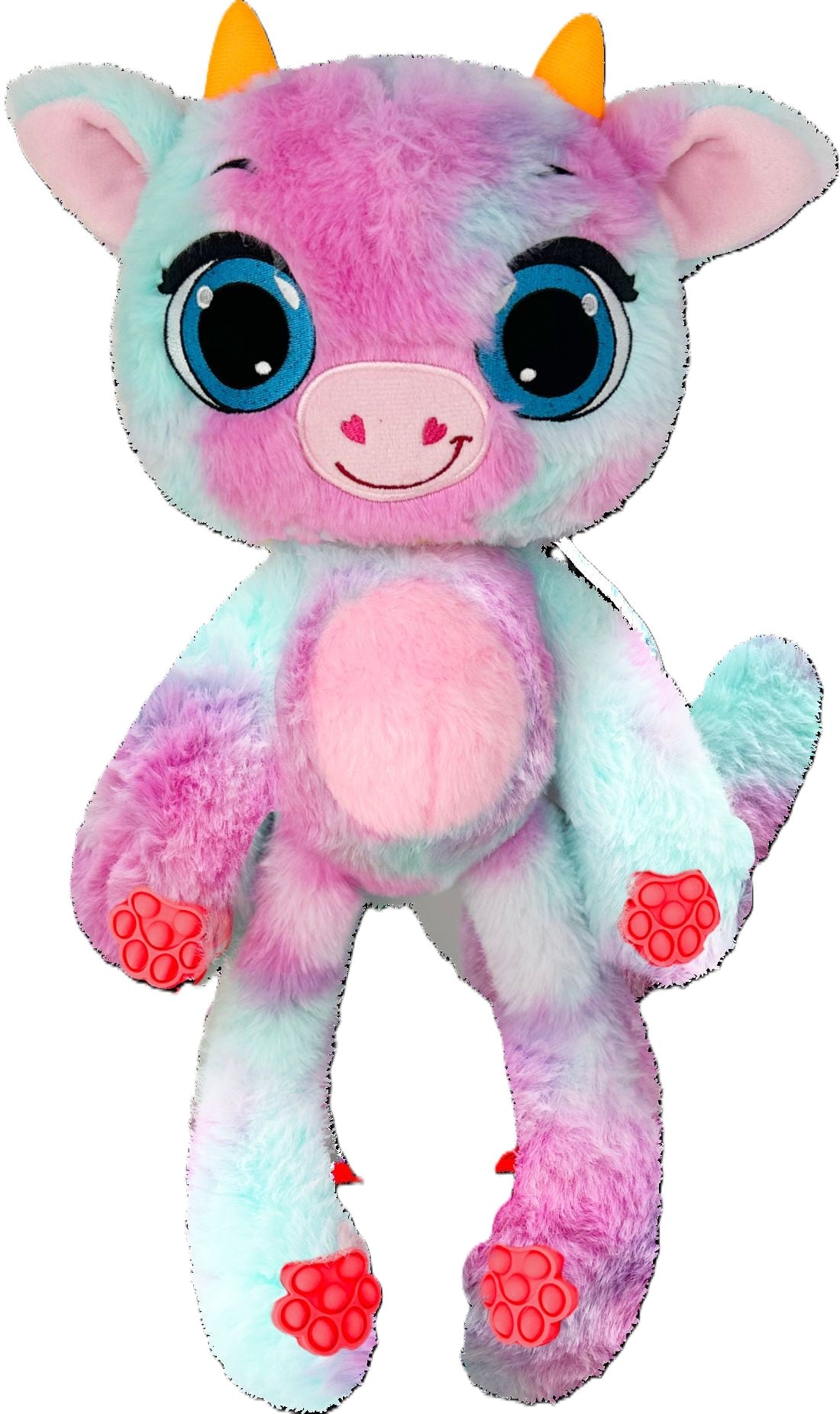 PELUCHE BUBBLE POPS  CHERRY MOO COW - 1