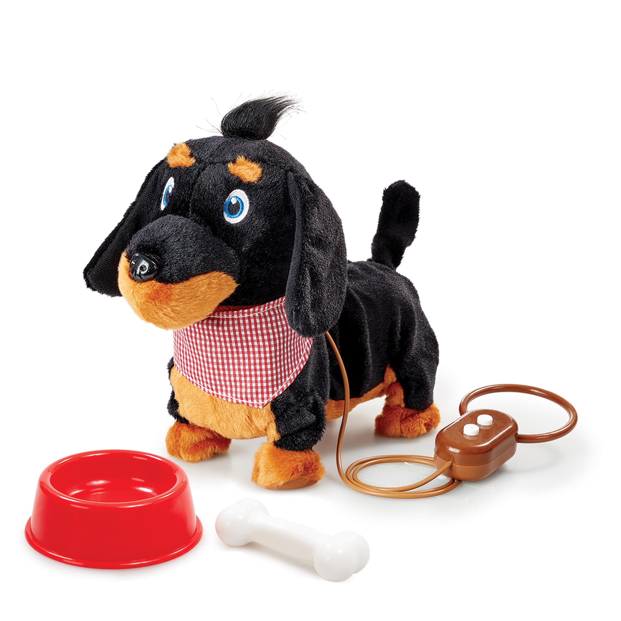 PELUCHE PITTER PATTER PETS SALCHICHA CAMINA Y LADRA - 2