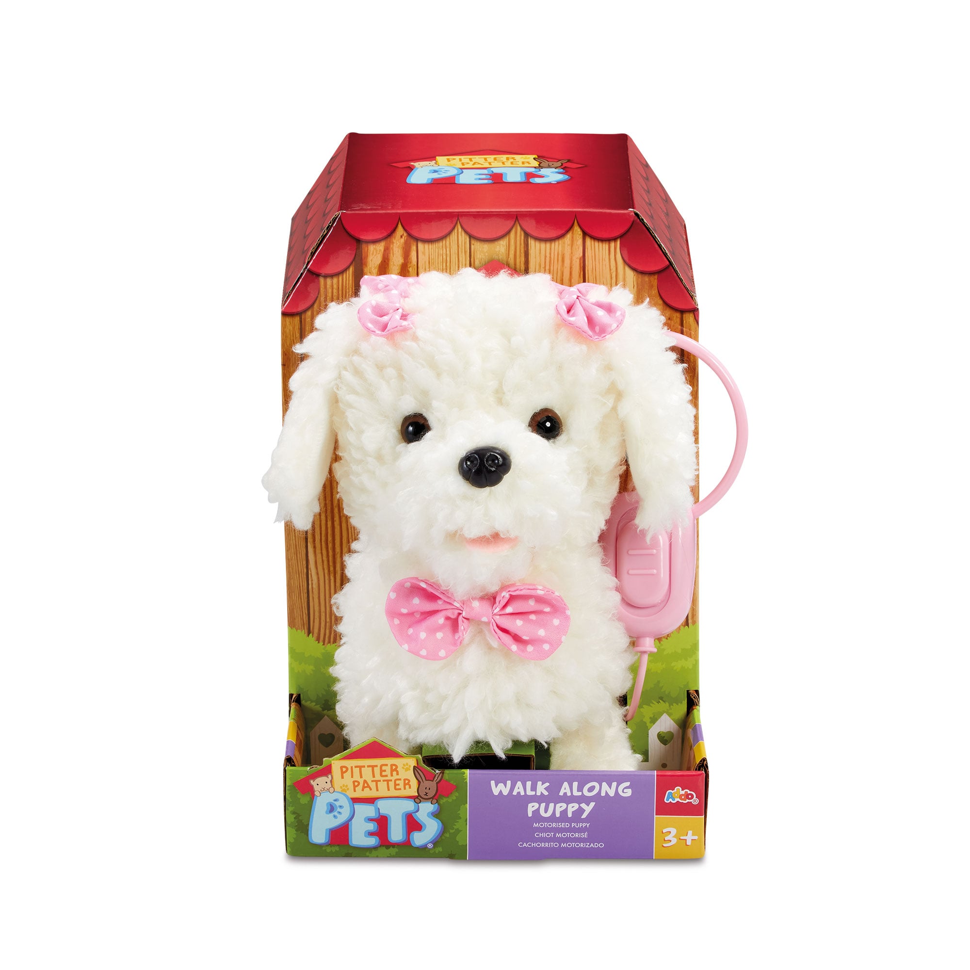 PELUCHE PITTER PATTER PETS POODLE CAMINA Y LADRA - 1
