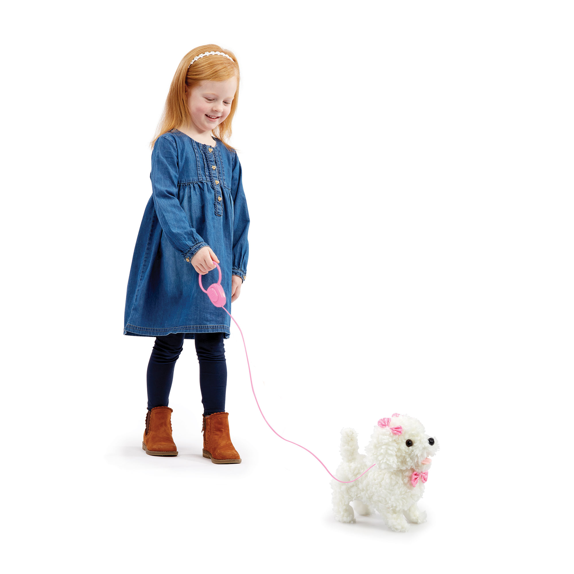 PELUCHE PITTER PATTER PETS POODLE CAMINA Y LADRA - 3