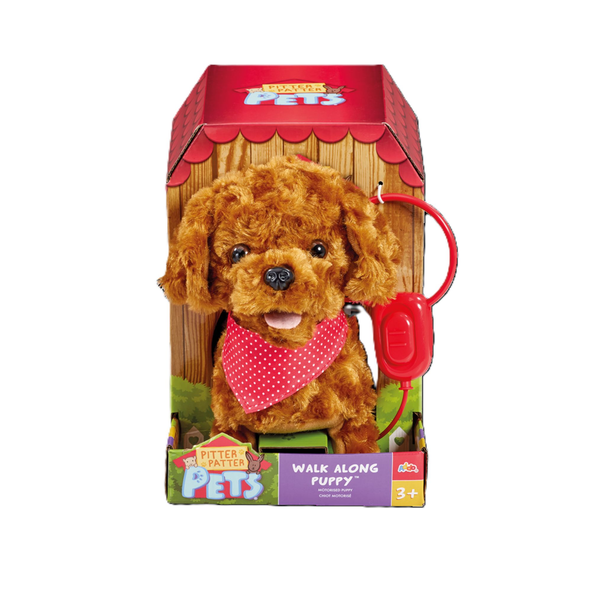 PELUCHE PITTER PATTER PETS COCKER CAMINA Y LADRA - 1