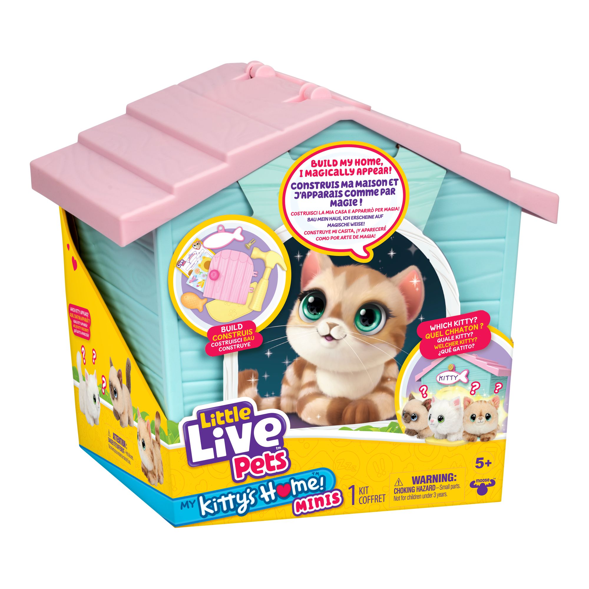 LITTLE LIVE PETS CASA GATITOS MINI SORPRESA - 1