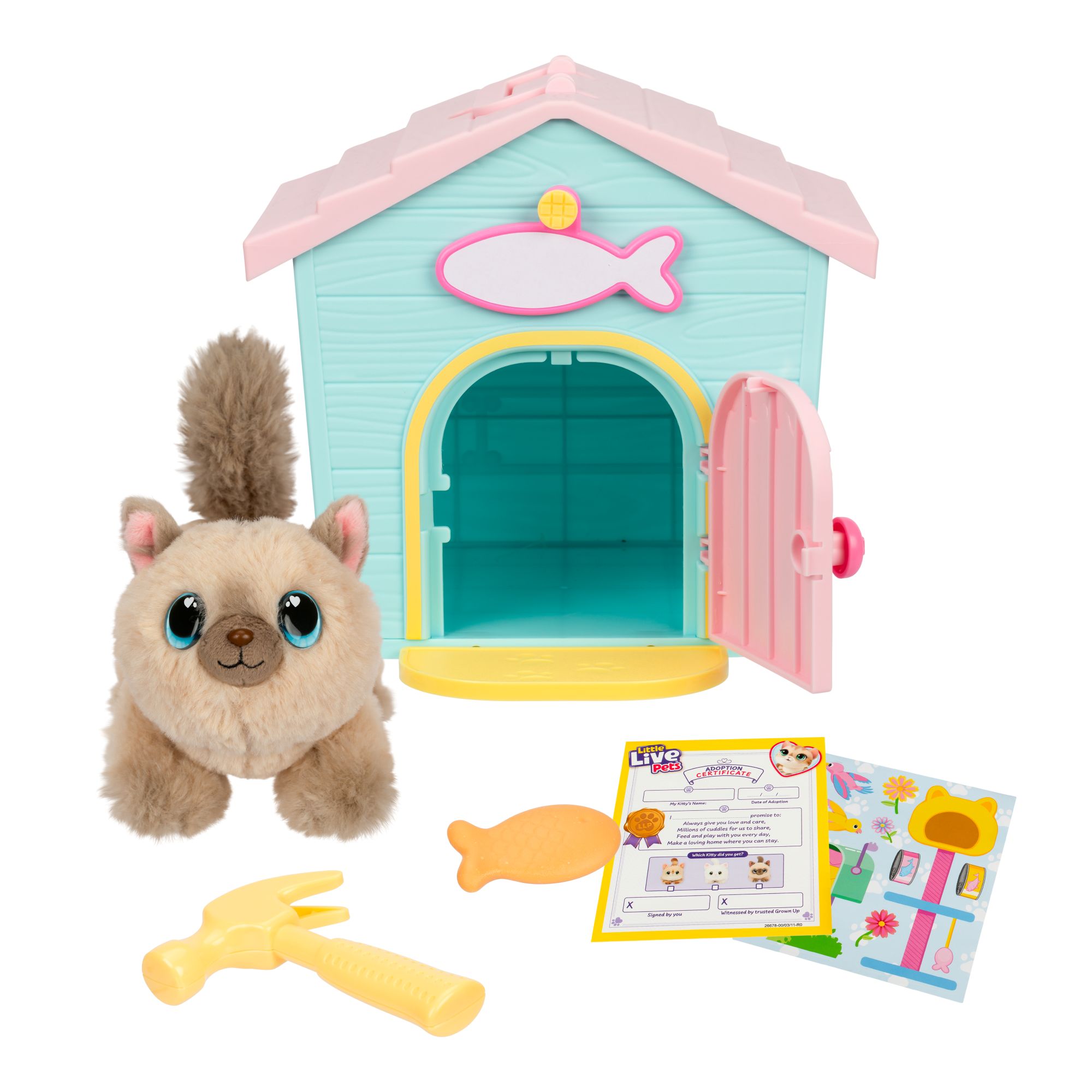 LITTLE LIVE PETS CASA GATITOS MINI SORPRESA - 3