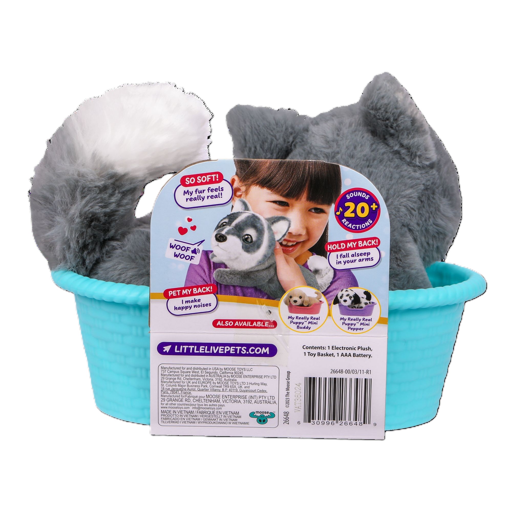 LITTLE LIVE PETS CACHORRO MINI HUSKY AURORA - 7