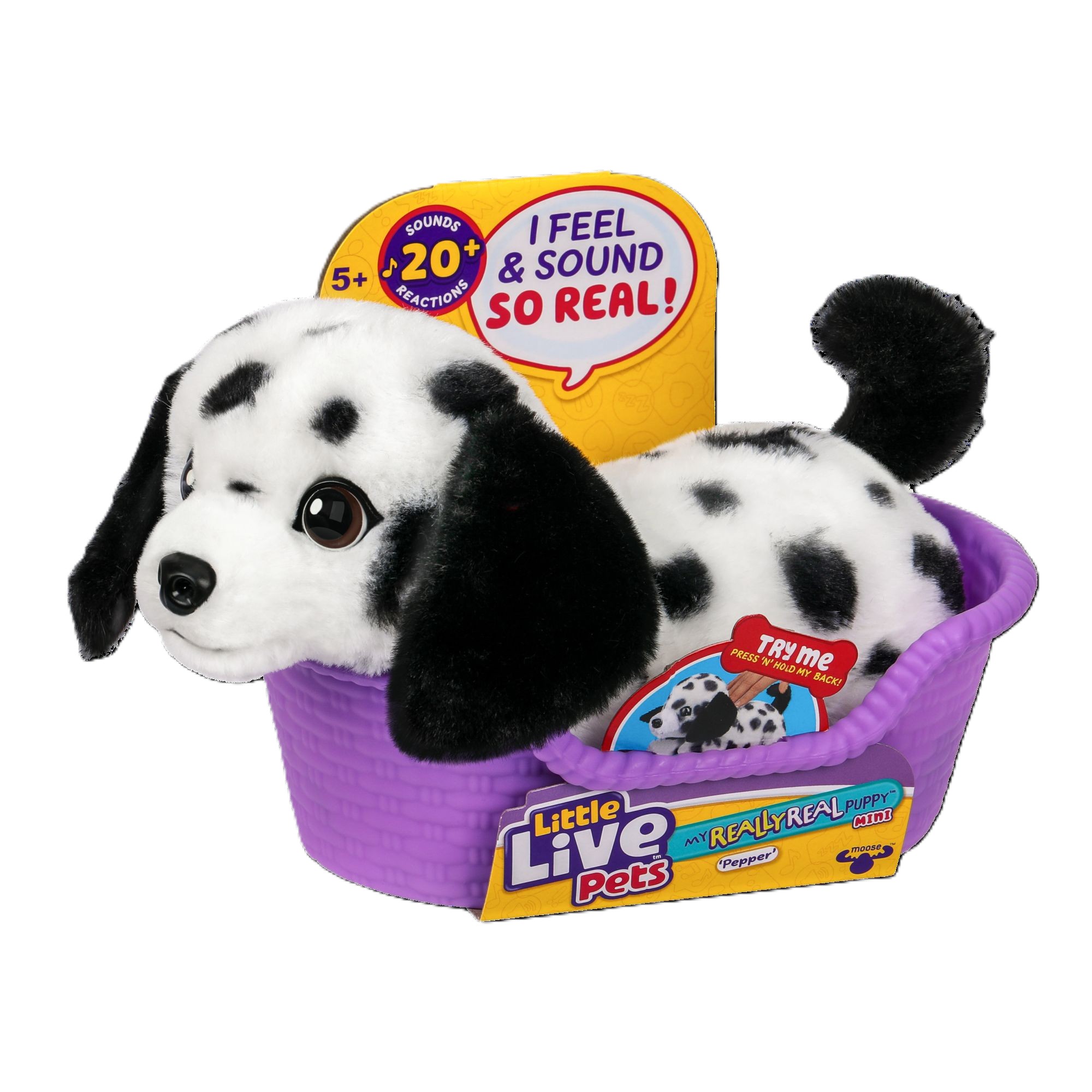 LITTLE LIVE PETS CACHORRO MINI DALMATA PEPPER - 1