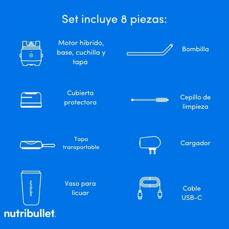 LICUADORA PORTATIL NUTRIBULLET FLIP - 9