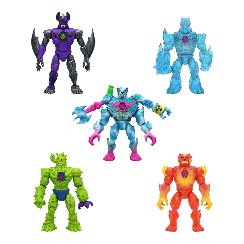 MR BEAST LAB HYBRIDS MEGAPACK 5 FIGURAS DE ACCION - 3