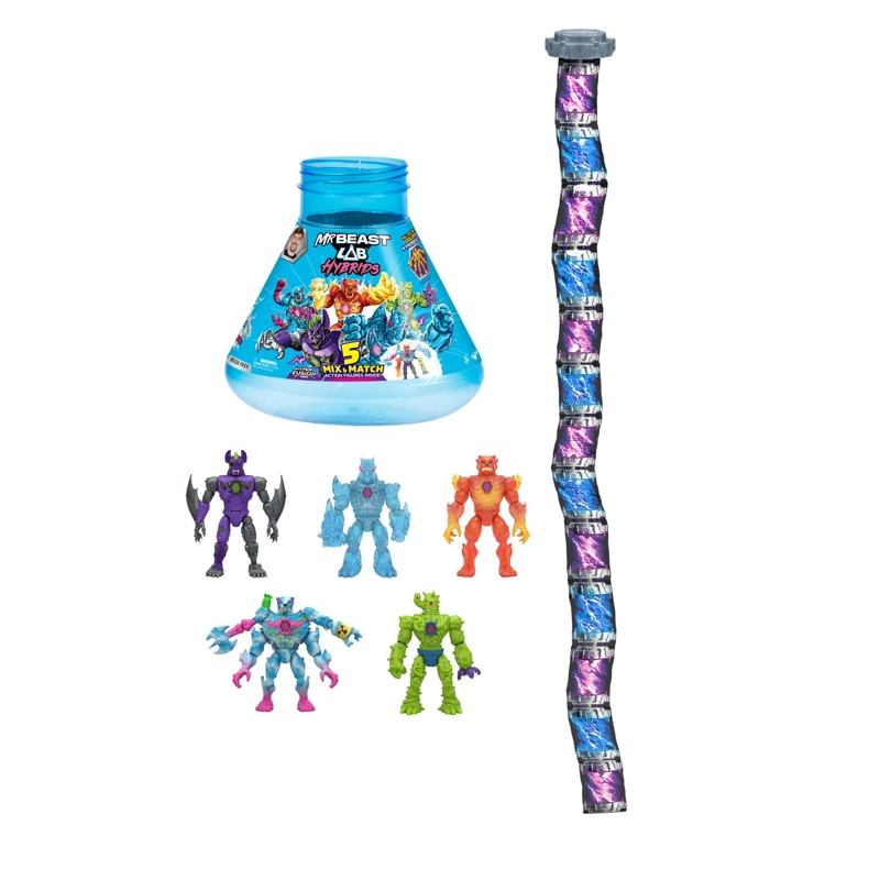MR BEAST LAB HYBRIDS MEGAPACK 5 FIGURAS DE ACCION - 7