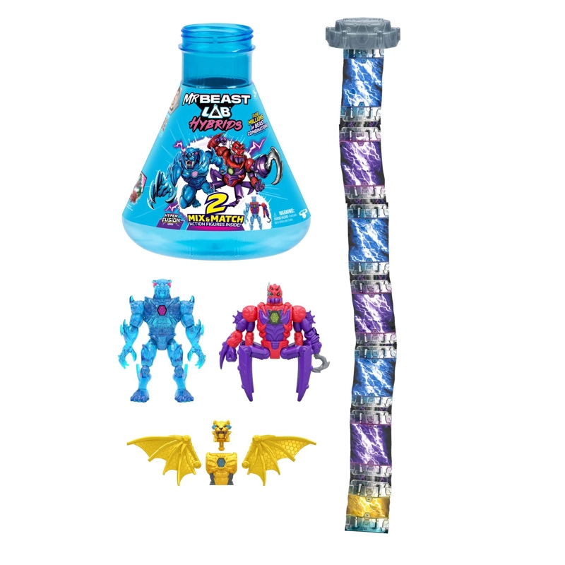 MR BEAST LAB HYBRIDS FIGURA DE ACCION X 2 - 4