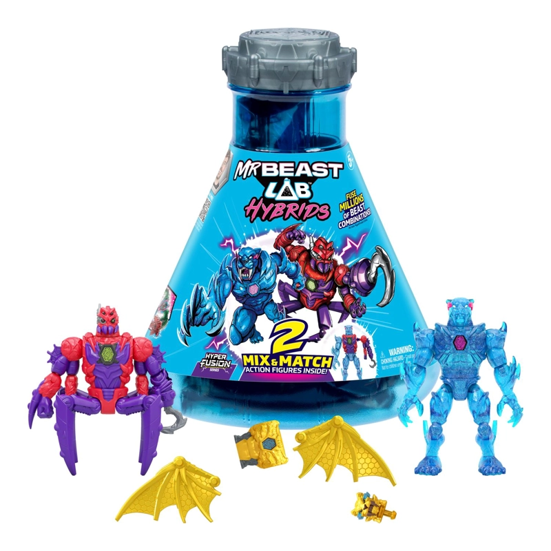 MR BEAST LAB HYBRIDS FIGURA DE ACCION X 2 - 6
