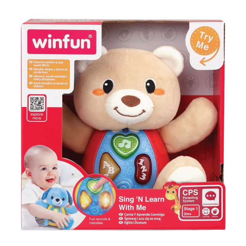 PELUCHE OSO - CANTA Y APRENDE CONMIGO - 1