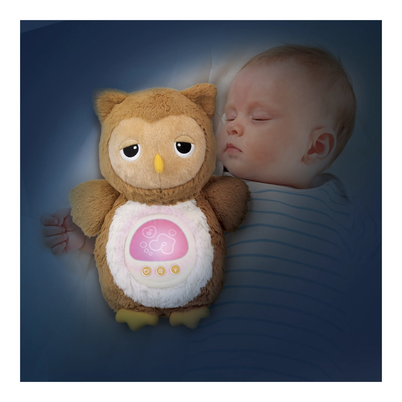 PELUCHE BUHO LUCES Y SONIDOS RELAJANTES - 8