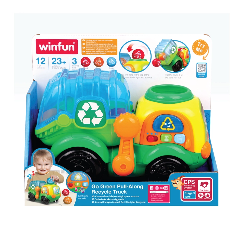CAMION DE RECICLAJE DE ARRASTRE GO GREEN - 1
