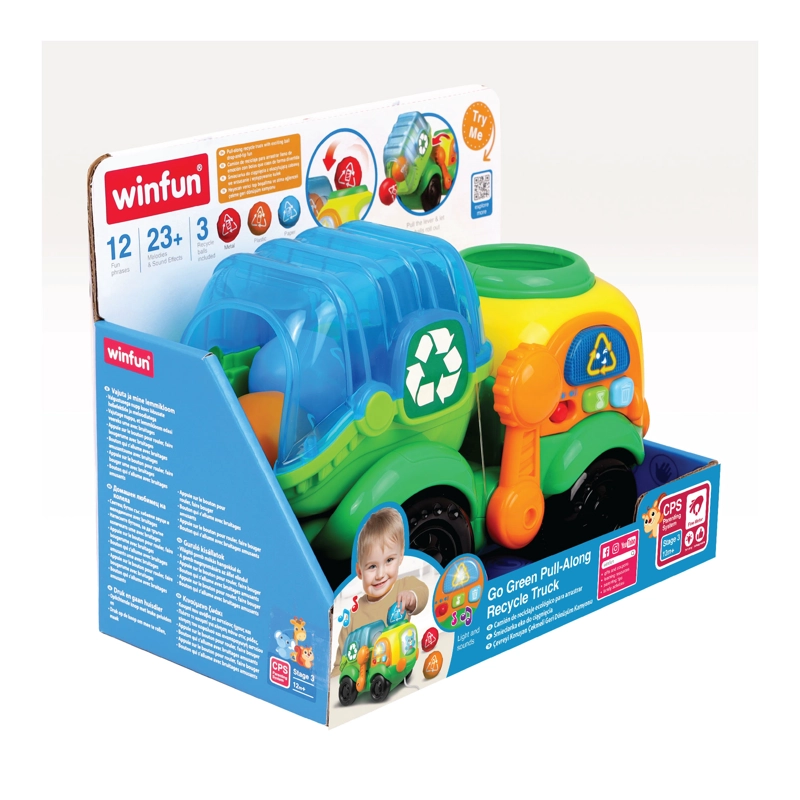 CAMION DE RECICLAJE DE ARRASTRE GO GREEN - 3