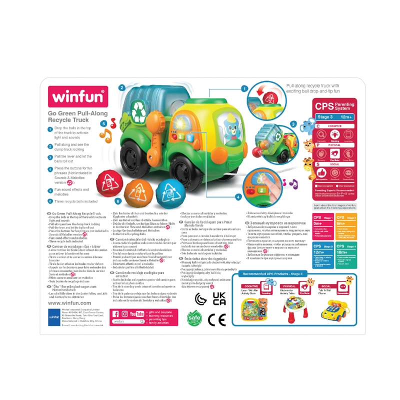 CAMION DE RECICLAJE DE ARRASTRE GO GREEN - 4