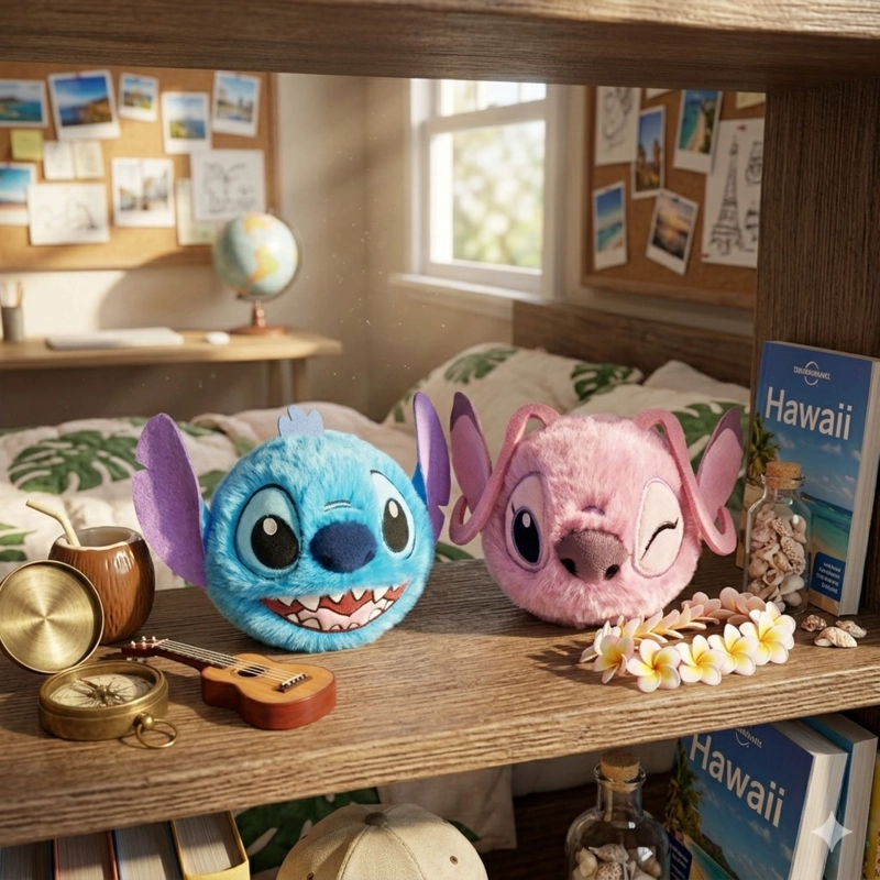 PACK 2 PELUCHES DISNEY BOUNCERS STITCH Y ANGEL ORIGINALES - 3