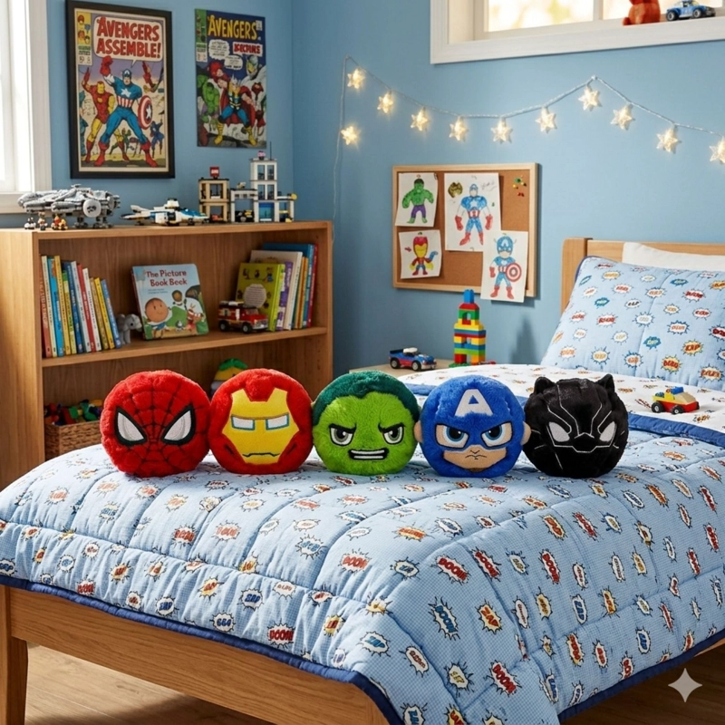 PACK 5 PELUCHES TY MARVEL BOUNCERS ORIGINALES AVENGERS - 2