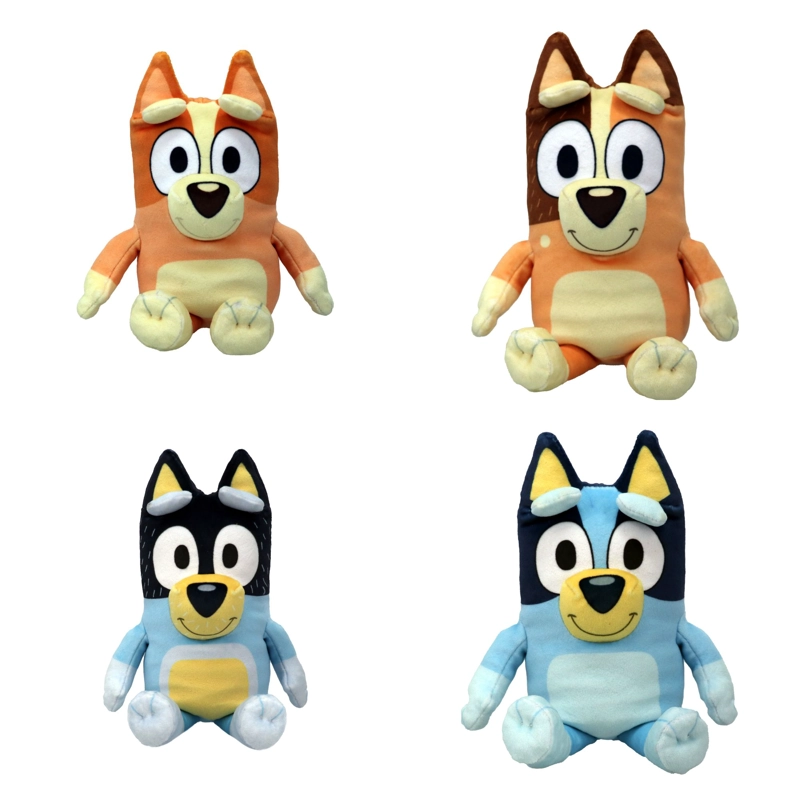FAMILIA BLUEY - PACK DE 4 UNIDADES DE PELUCHES - 1