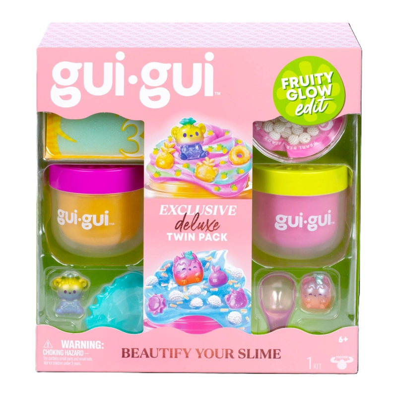 KIT SLIME GUI GUI DELUXE FRUITY GLOW DOBLE PACK - 1