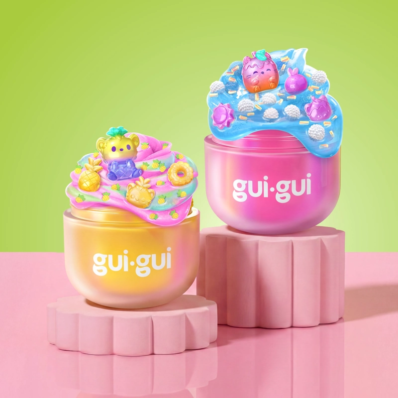 KIT SLIME GUI GUI DELUXE FRUITY GLOW DOBLE PACK - 3