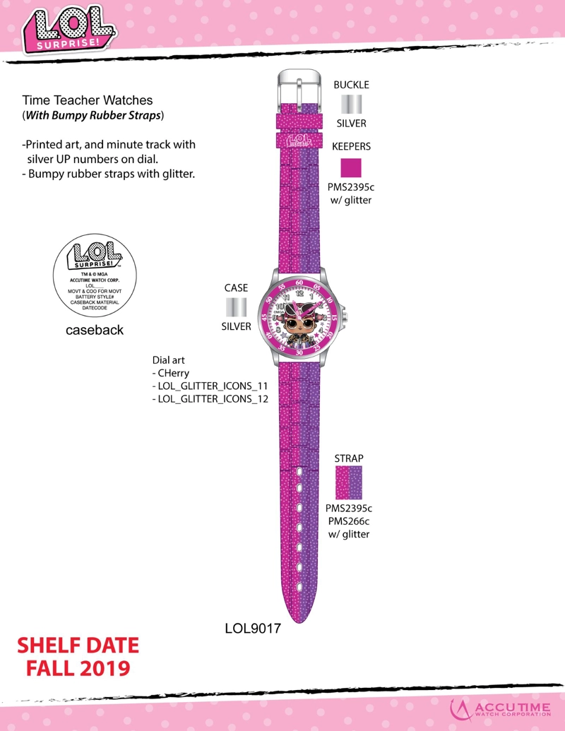 RELOJ LOL ANALOGO PARA APRENDER MC - 6