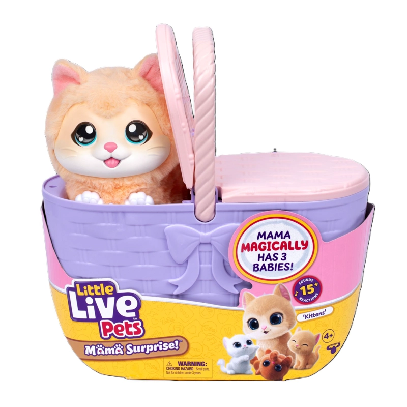 LITTLE LIVE PETS MAMA SORPRESA GATITOS INTERACTIVO - 1