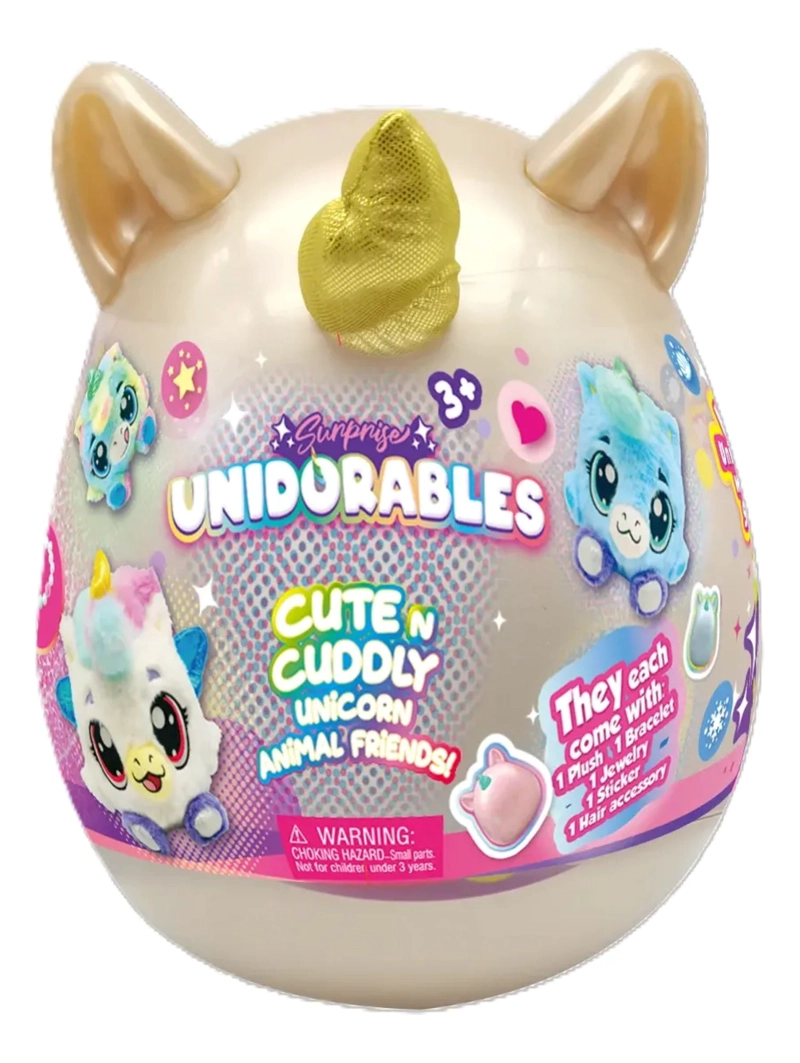 PELUCHE UNIDORABLES SORPRESA UNICORNIO LIGHT GOLDEN ORIGINAL - 1