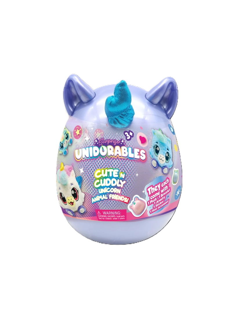 PELUCHE UNIDORABLES SORPRESA UNICORNIO LIGHT LILA ORIGINAL - 1