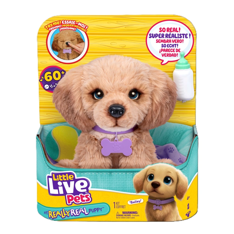 LITTLE LIVE PETS BAILEY CACHORRO REAL INTERACTIVO - 1