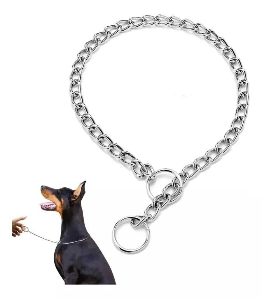 COLLAR DE ADIESTRAMIENTO METÁLICO, PARA PERRO 65 CM. - 1
